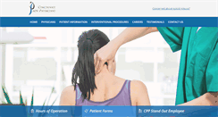 Desktop Screenshot of cincinnatipainphysicians.com